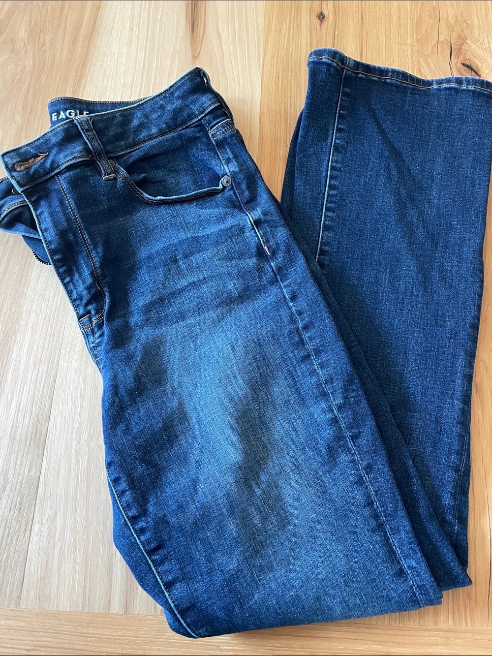 American Eagle Outfitters Women's Deep Indigo Bootcut Jeans